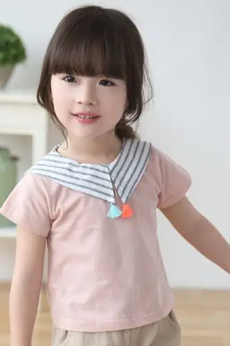 【丫逗】童装女童t恤2016夏装新款女宝宝体恤衫2-5岁