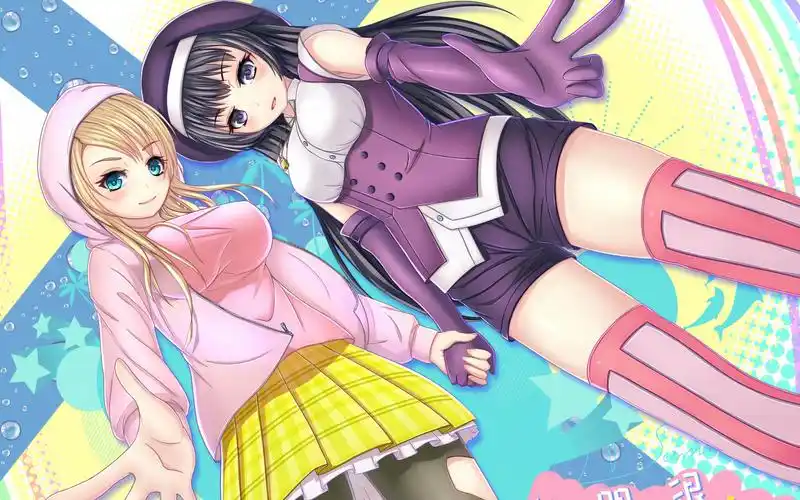 二次元萌妹动漫高清桌面壁纸