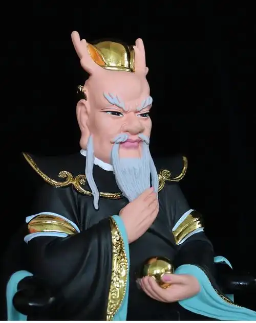 高端定制树脂四海龙王南海龙王爷神像居家用供奉客厅玄关佛像饰品摆件