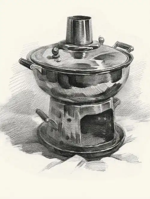 单个素描静物高清临本收藏起来慢慢练