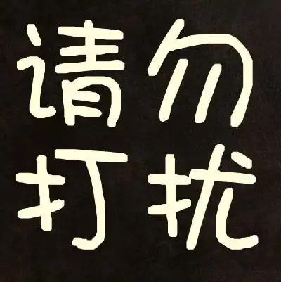 谁有请勿打扰的头像 速度 现在要呢