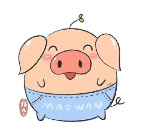 一组图片是以十二生肖中的小动物为原型创作的,它们画风可爱,线条简单