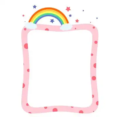 小贴士边框手绘边框手帐边框卡通边框可爱相框素材