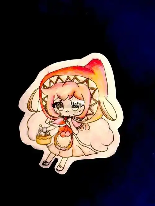 小红帽被我给画毁了迷你世界小红帽