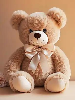 可爱儿童泰迪熊毛绒玩具摄影图ai图片免费下载_png__-