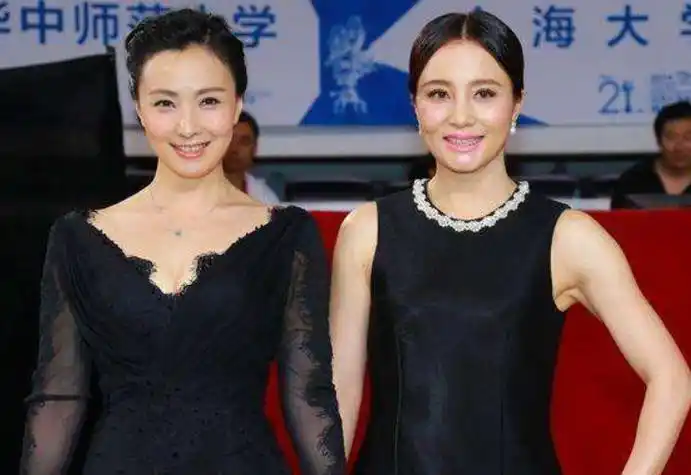 46岁的小陶虹和49岁的大陶虹对比好似双胞胎人生差距却挺大