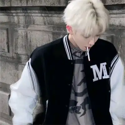 暗黑系头像男帅气真人侧脸高清图片_男生头像_美头网