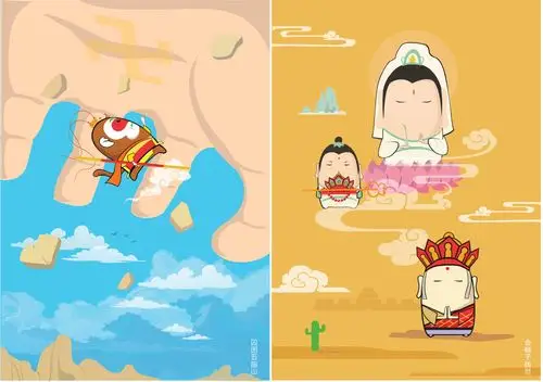 《西游记插画宣传设计》厦门理工学院 视觉传达 解帅 #青春答卷2014