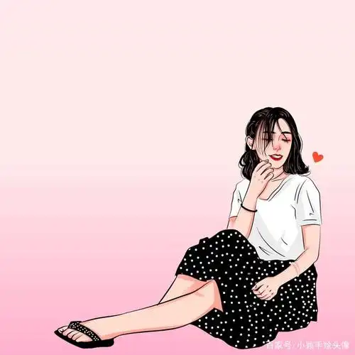 卡通手绘头像,成熟也能很可爱,卡通同样很稳重