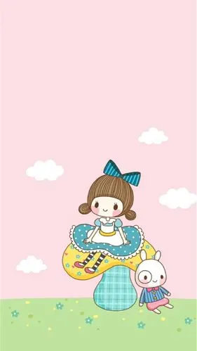 日韩 平铺 插画 个性 背景 原图 无水印 锁屏 原图 壁纸 屏保 锁屏﹏