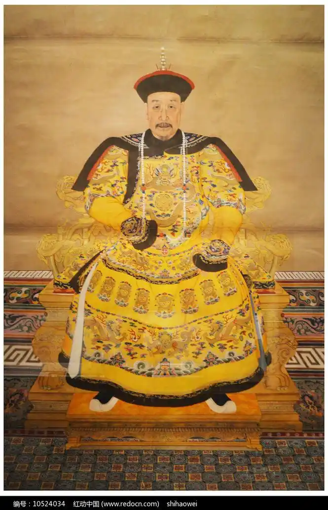 乾隆皇帝画像