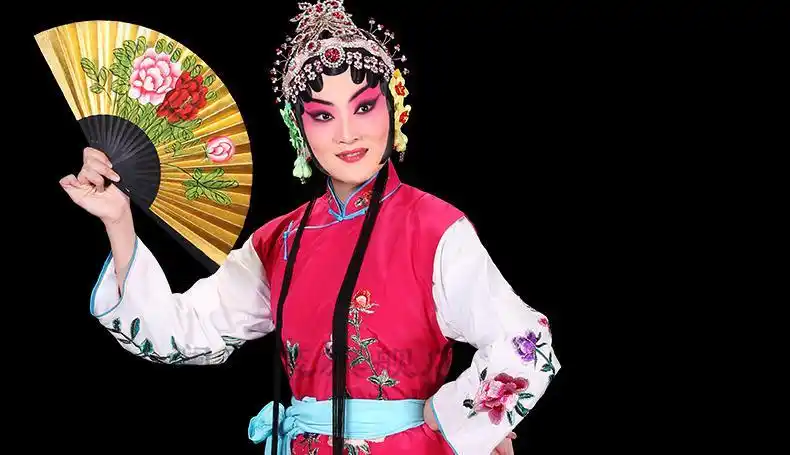 【面料柔软 不易皱】京剧女角戏服越剧戏曲服装女花旦服饰丫鬟演出服