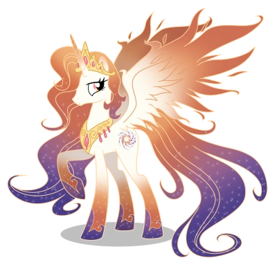 《小马画吧》绘画模板:下一代小马,露娜,紫悦,宇宙公主