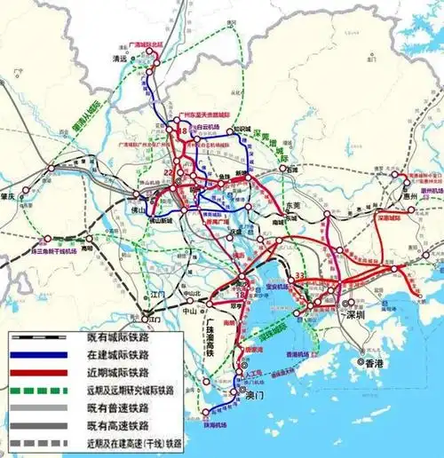 广东发出城际铁路设计省内标准?