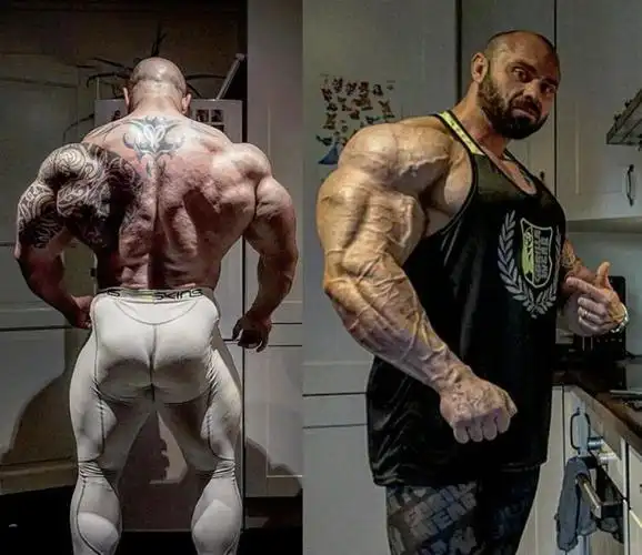 他号称是挪威最强壮的男人体重244斤臂围58厘米