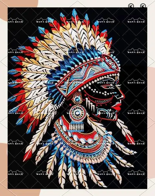 🌌 印第安风格炫酷图案 🌌