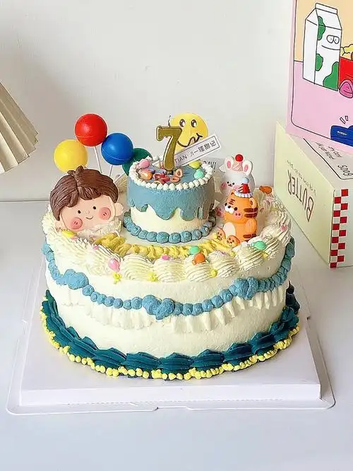 男孩生日蛋糕  7岁男孩生日蛋糕#7岁男孩生日蛋糕