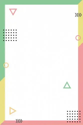 小清新背景 孟菲斯 小清新 可爱 简洁 简单 时尚 几何 图形 清新 大气