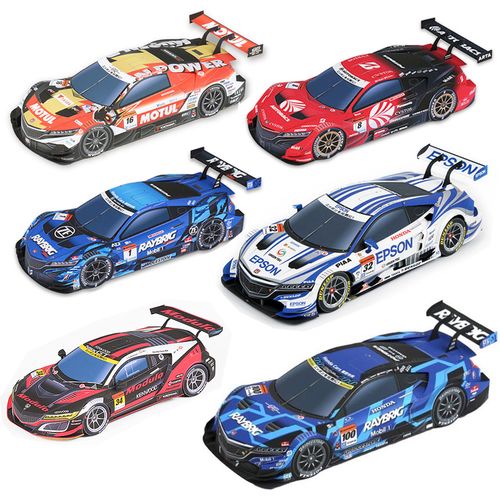 儿童手工折纸diy拼装立体3d纸质模型本田nsx赛车仿真汽车3d纸模型