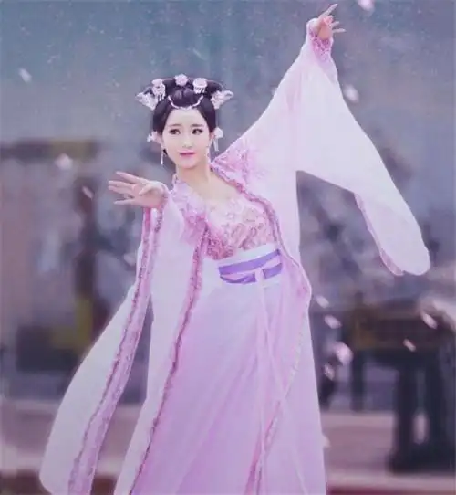 女星古装剧中的舞姿,如同仙女下凡