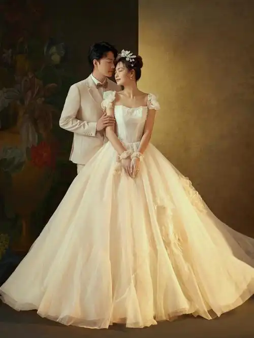 唯美浪漫的法式婚纱照78一眼就被高级到