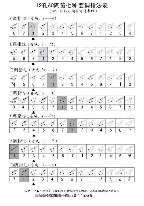 请问陶笛赵芳吹奏的月满西楼用的什么指法