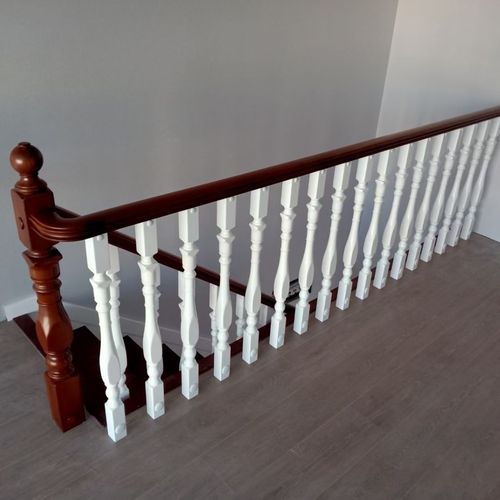 实木楼梯扶手立柱围栏支持厂家直供自装室内阳台家用全套护栏