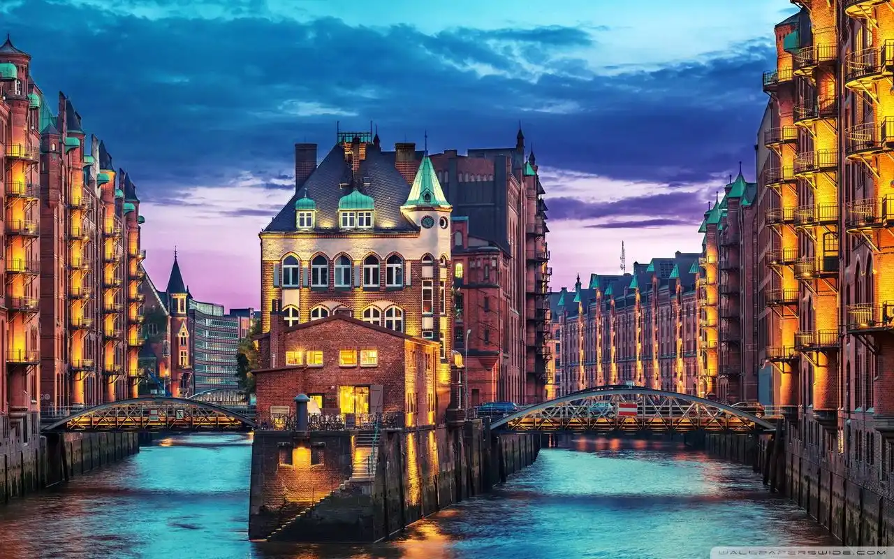 唯美好看的国外城市建筑图片高清电脑桌面壁纸下载