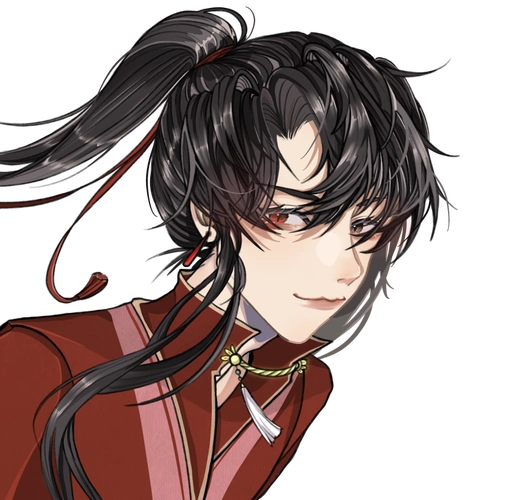 "三郎啊,你怎么这么调皮"_天官赐福花怜花城平涂绘画作品