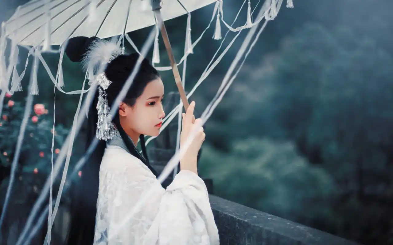 古风仙气美女写真图片桌面壁纸高清大图预览1920x1200_美女壁纸下载