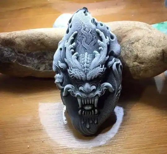 千姿百态玉雕龙牌素材欣赏