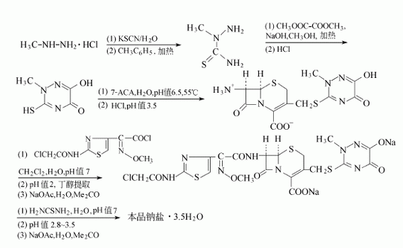 头孢曲松|ceftriaxone|73384-59-5|参数,分子结构式,图谱信息 - 物竞