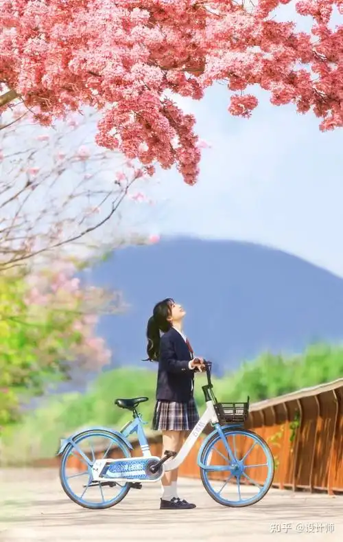 樱花海人像这样拍唯美浪漫人又美发朋友圈获赞无数