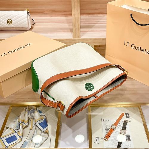 香港大牌奢侈品tb正品女包帆布大容量手提购物袋托特包包2023新款