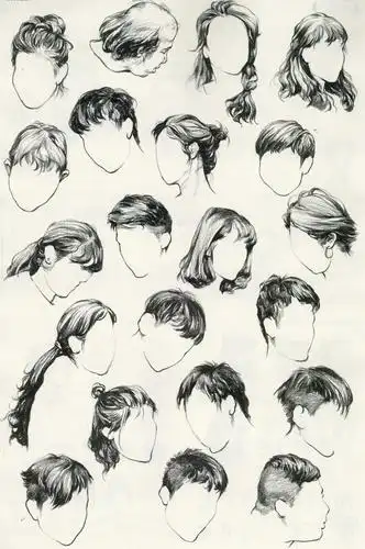 速写五官及局部教程