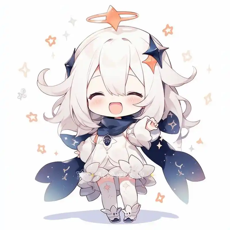 原神头像 | q版·派蒙 原来派蒙也是会落地走路的呀?