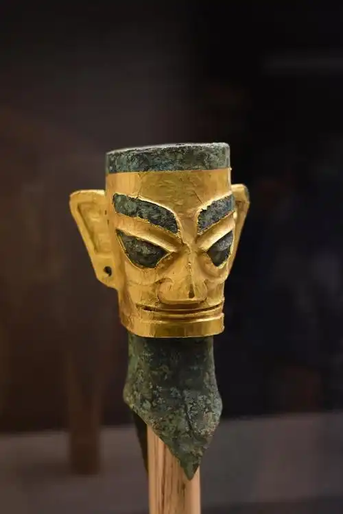 三星堆青铜面具 - ipanda- - 图虫