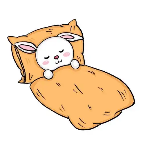 在被窝里睡觉的可爱动物:冷冷的季节里需要暖暖的被窝