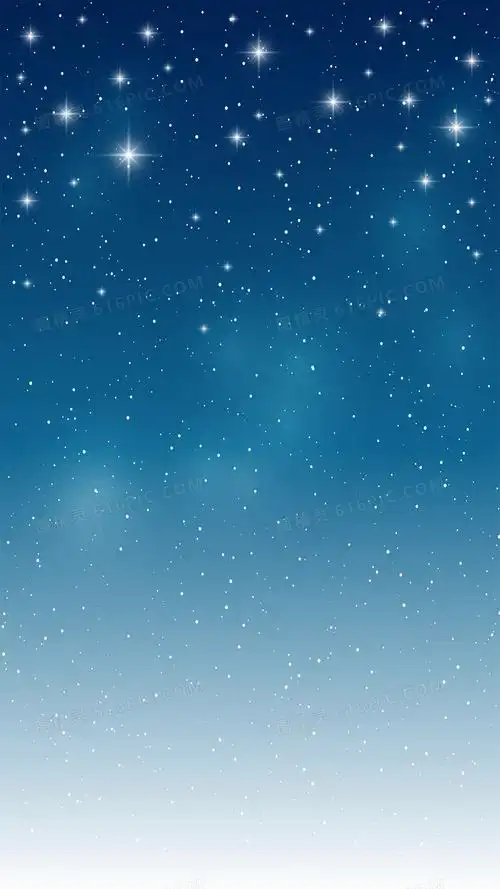 蓝色星空梦幻背景