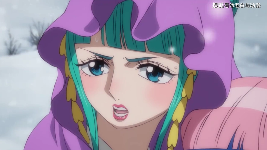 原创海贼王933集:卸妆后的小紫登场,素颜和妆后你更喜欢哪个?