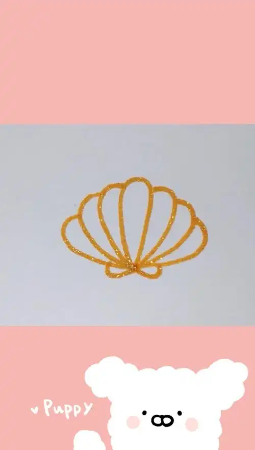 每天更新简笔画#漂亮的小贝壳