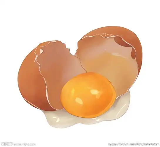 手绘鸡蛋插画图片