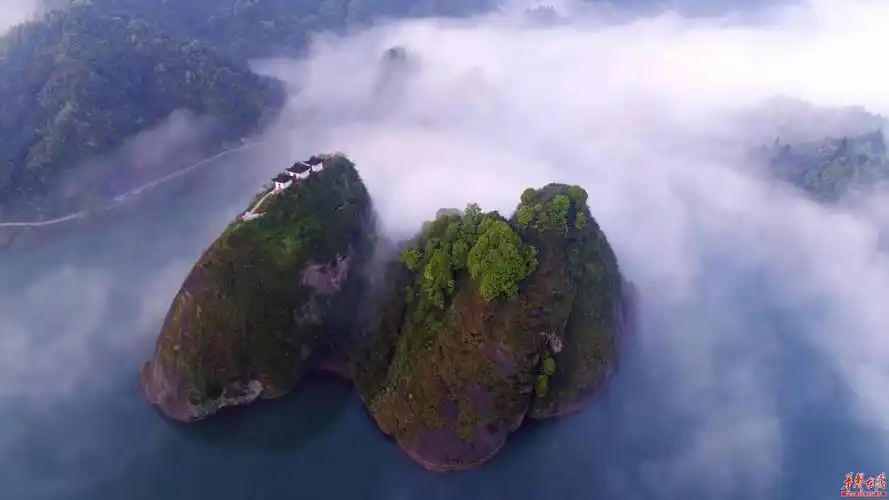 航拍夷望溪水心寨