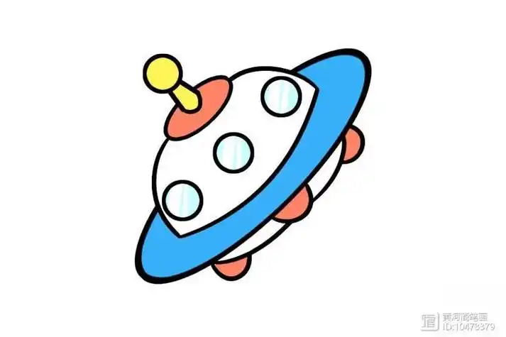 飞船创意简笔画