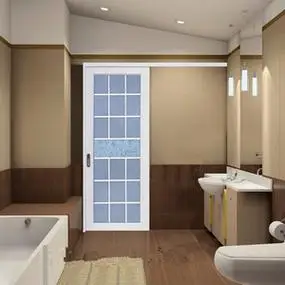 单厨房隔断扇趟吊门玻璃门单门定制推拉门吊单推门单轨门卫生间