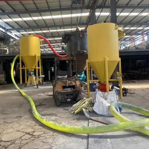 气力输送机(即吸粮机),是一种物料搬运机械,可以水平,倾斜,垂直