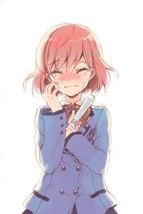 动漫少女笑着哭【不要面码】要唯美,要很多,急求