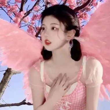 梦幻很仙气的真人女生头像图片 女生天使带翅膀的头像图片大全_女生