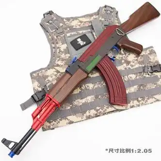 益尔乐yearotoy仁祥ak47102尼龙电动连发军典ak玩具枪74u升级ak泽宁特