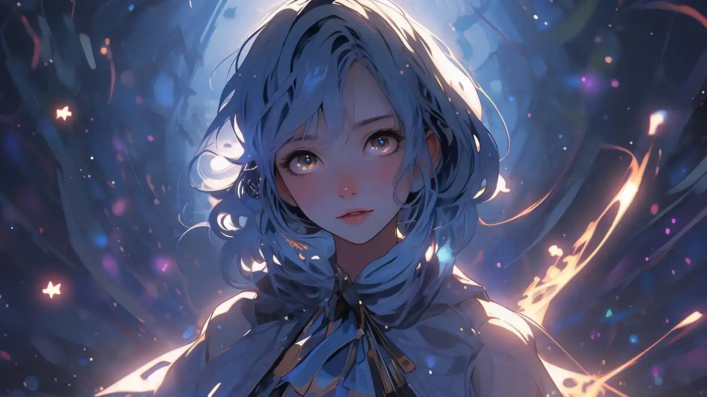 哇塞!这些4k超高清二次元星空壁纸也太美了吧!